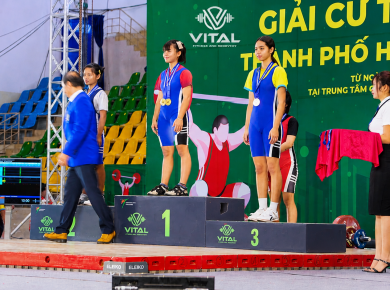Vital Fitness & recovery hân hạnh là đối tác phục hồi tại giải cử tạ trẻ tphcm diển ra 2 ngày 12/13-6-2026
