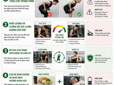 5 Sai Lầm Người Mới Tập Gym Thường Mắc Phải