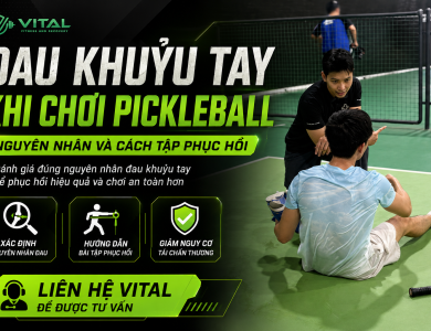Đau khuỷu tay khi chơi Pickleball: Nguyên nhân và cách tập phục hồi