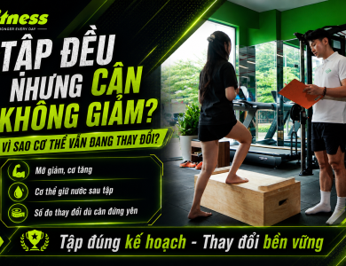 Tập đều giảm mỡ nhưng không giảm cân: Vì sao cơ thể vẫn đang thay đổi?