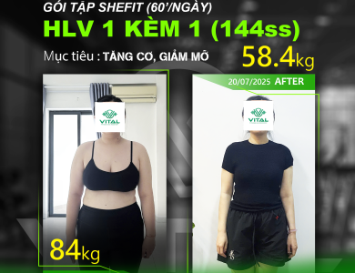 GÓI TẬP SHEFIT TẠI VITAL